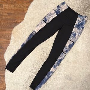 Karma Athletics Tie Dye Mesh Panel Workout Leggings